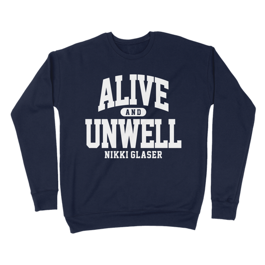 Alive and Unwell Crewneck - Navy